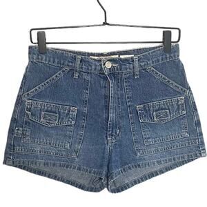 Paris Blues Women’s / Juniors Vtg Denim Cargo Shorts Size 5